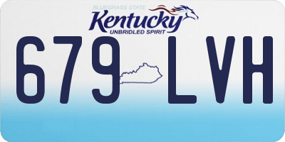 KY license plate 679LVH
