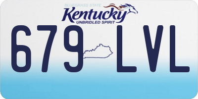 KY license plate 679LVL