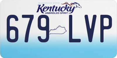 KY license plate 679LVP