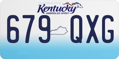 KY license plate 679QXG