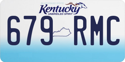 KY license plate 679RMC