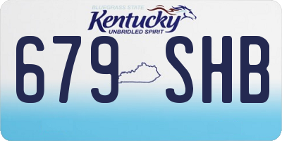 KY license plate 679SHB