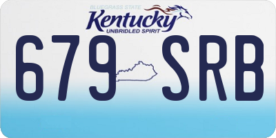 KY license plate 679SRB