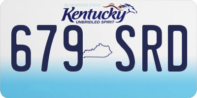 KY license plate 679SRD