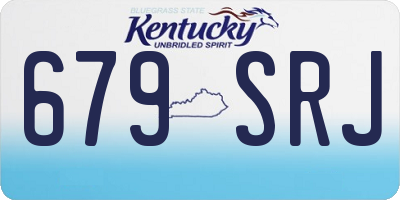 KY license plate 679SRJ