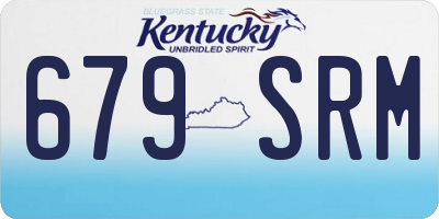 KY license plate 679SRM