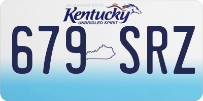 KY license plate 679SRZ