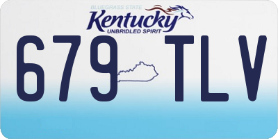 KY license plate 679TLV