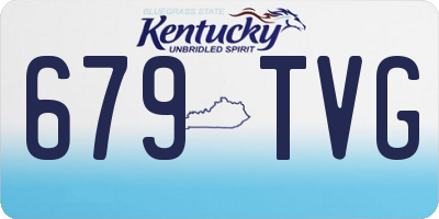 KY license plate 679TVG