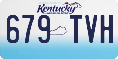 KY license plate 679TVH