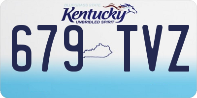 KY license plate 679TVZ