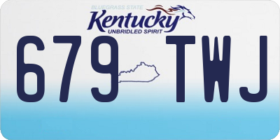 KY license plate 679TWJ