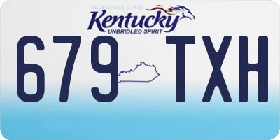 KY license plate 679TXH