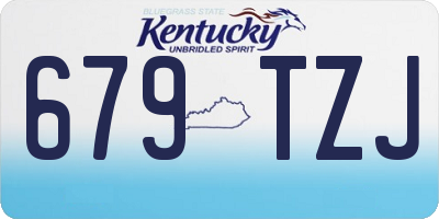 KY license plate 679TZJ