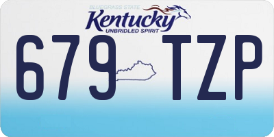 KY license plate 679TZP