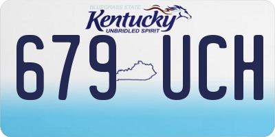 KY license plate 679UCH
