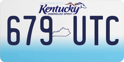 KY license plate 679UTC