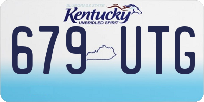 KY license plate 679UTG