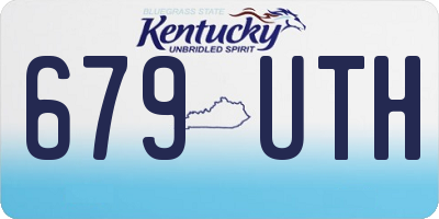 KY license plate 679UTH