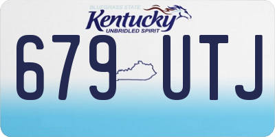KY license plate 679UTJ