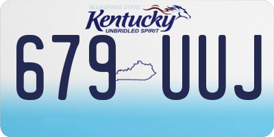 KY license plate 679UUJ