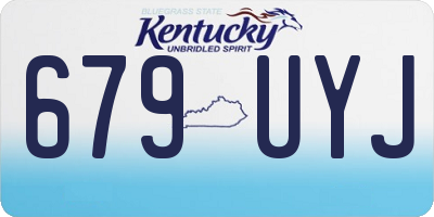 KY license plate 679UYJ