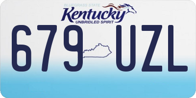 KY license plate 679UZL