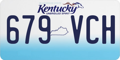 KY license plate 679VCH
