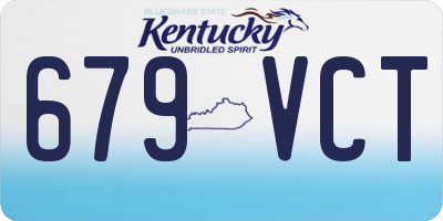 KY license plate 679VCT