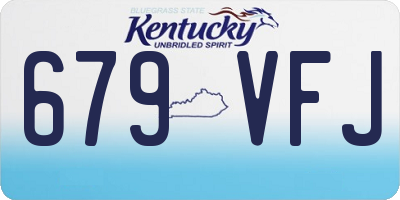 KY license plate 679VFJ