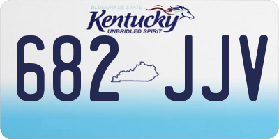 KY license plate 682JJV