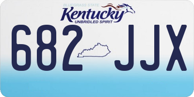 KY license plate 682JJX
