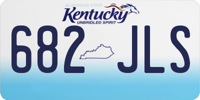 KY license plate 682JLS