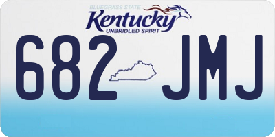 KY license plate 682JMJ