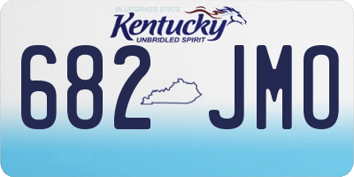 KY license plate 682JMO