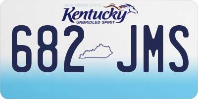 KY license plate 682JMS