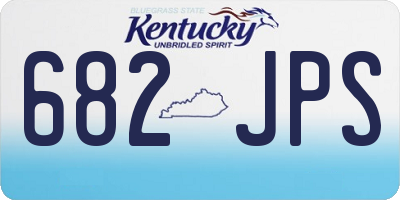 KY license plate 682JPS