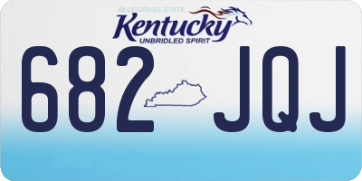 KY license plate 682JQJ