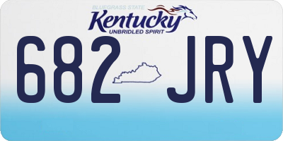 KY license plate 682JRY