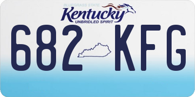 KY license plate 682KFG