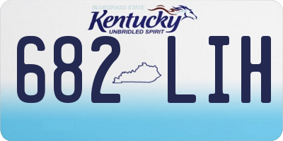 KY license plate 682LIH