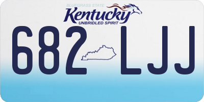 KY license plate 682LJJ