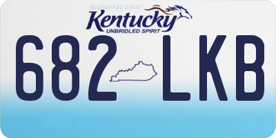 KY license plate 682LKB