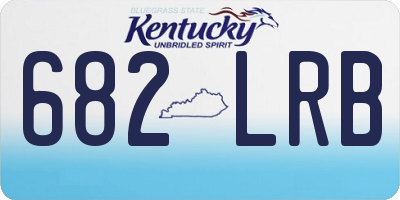 KY license plate 682LRB
