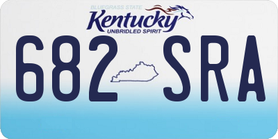 KY license plate 682SRA