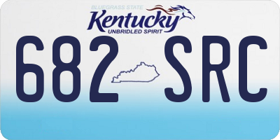 KY license plate 682SRC
