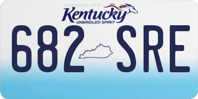 KY license plate 682SRE