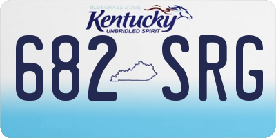 KY license plate 682SRG