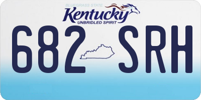 KY license plate 682SRH