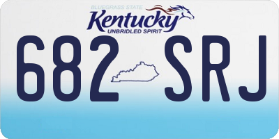 KY license plate 682SRJ
